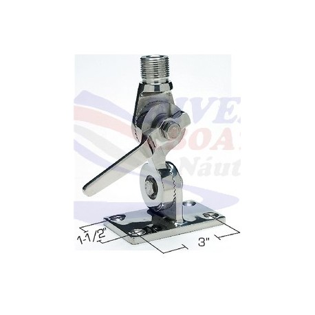 BASE ANTENA EN ACERO INOXIDABLE SEACHOICE