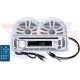 PACK REPRODUCTOR MEDIA DIGITAL AM/FM/CD/MP3/SD/AUX CON ALTAVOCES 164mm