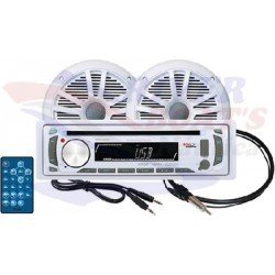 PACK REPRODUCTOR MEDIA DIGITAL AM/FM/CD/MP3/SD/AUX CON ALTAVOCES 164mm