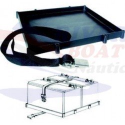 BANDEJA DOBLE BATERIAS 36x33x3 cm.