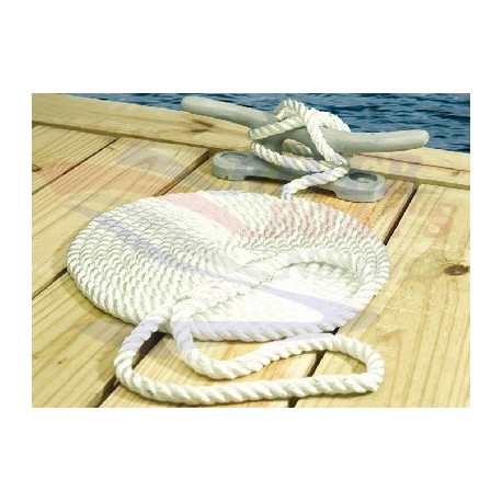 CABO AMARRE NYLON 3 FILAMENTOS BLANCO 9mmx4,5m SEACHOICE