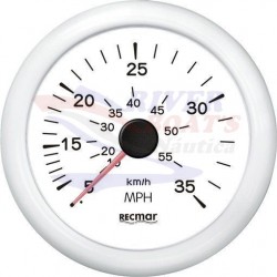 RELOJ CUENTAMILLAS 0/35 MPH BLANCO