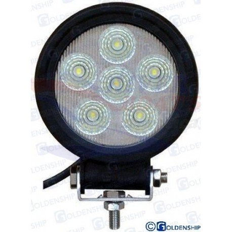 FOCO LED DE CUBIERTA 18W NEGRO