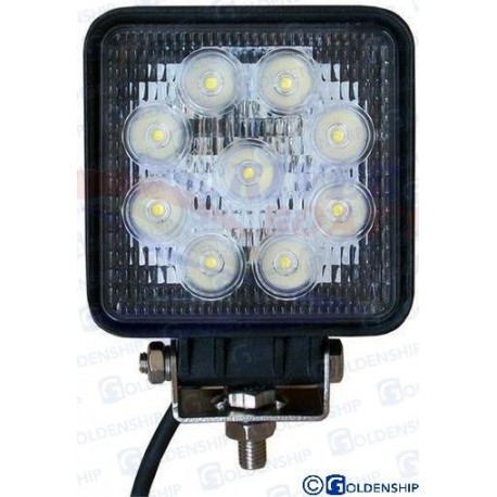 FOCO LED DE CUBIERTA 27W NEGRO