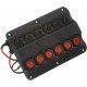 PANEL INTERRUPTOR LED 6 CONECTORES SEACHOICE