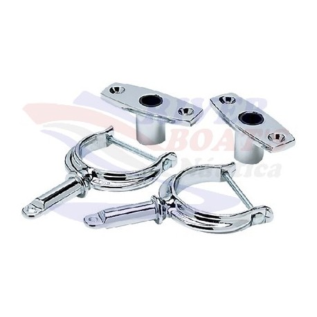 TINTERO Y CHUMACERA ZINC CROMADO (2 UDS)